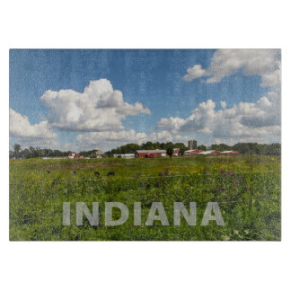 Landschaftliche Indiana-Farm Schneidebrett