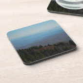 Landschaftliche Inspirationsberge Fotografie Getränkeuntersetzer (Linke Seite)