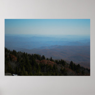 Landschaftliche Inspirationsberge Fotografie Poster