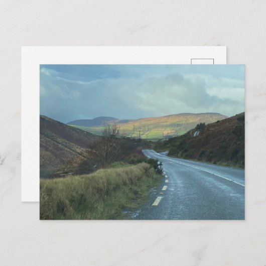 Landschaftliche irische Landschaft Feiertagspostkarte (Vorne/Hinten)