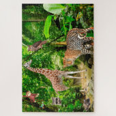 Landschaftliche Jungle Animal Wildlife Jigsaw Puzz Puzzle (Vertikal)