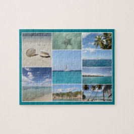 Landschaftliche Karibik Isla Saona Foto Collage Puzzle
