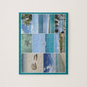 Landschaftliche Karibik Isla Saona Foto Collage Puzzle (Vertikal)