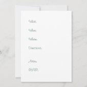 Landschaftliche Kauai-Einladung Einladung (Rückseite)