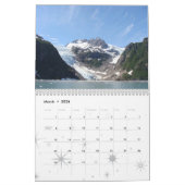 Landschaftliche Kenai Halbinsel, Alaska-Kalender Kalender (Mär 2026)