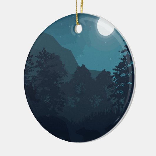 Landschaftliche Keramik Ornament (Links)