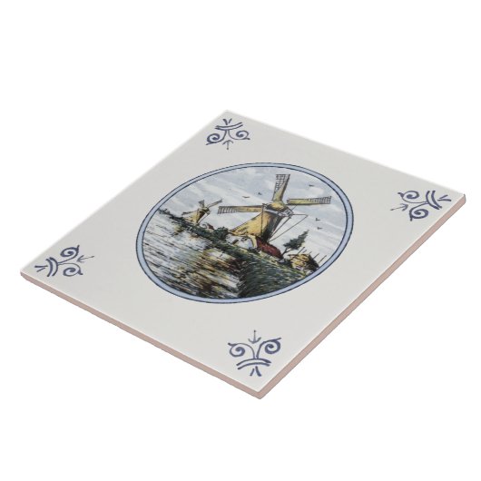 Landschaftliche Keramik-Tile des Polychrome-Wasser Fliese (Seite)