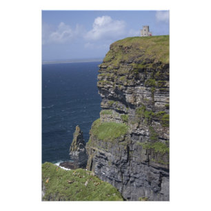 Landschaftliche Klippen von Moher und O'Brien Towe Fotodruck