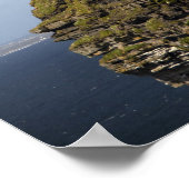 Landschaftliche Klippen von Moher und O'Briens Tur Poster (Ecke)