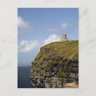 Landschaftliche Klippen von Moher und O'Briens Tur Postkarte