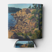 Landschaftliche Küstenlandschaft im Acadia Nationa Dosenkühler (Vorderseite)