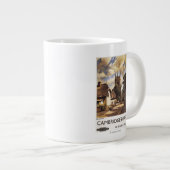 Landschaftliche Land-Ansicht-britisches Jumbo-Tasse (Vorderseite Rechts)