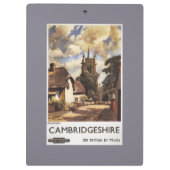 Landschaftliche Land-Ansicht-britisches Klemmbrett (Rückseite)