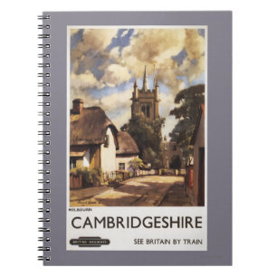 Landschaftliche Land-Ansicht-britisches Notizblock