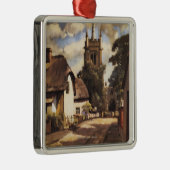 Landschaftliche Land-Ansicht-britisches Silbernes Ornament (Rechts)