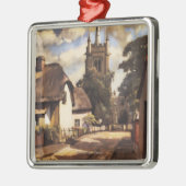 Landschaftliche Land-Ansicht-britisches Silbernes Ornament (Links)