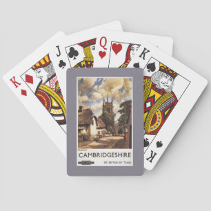 Landschaftliche Land-Ansicht-britisches Spielkarten