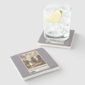 Landschaftliche Land-Ansicht-britisches Steinuntersetzer (Seitenansicht)