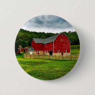 Landschaftliche Landfotografie Bauernhof USA Lands Button
