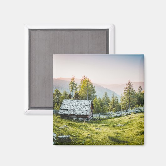 Landschaftliche Landfotografie Bauernhof USA Lands Magnet (Vorderseite/Rückseite)