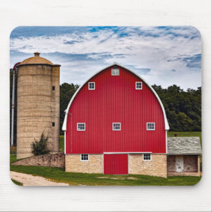 Landschaftliche Landfotografie Bauernhof USA Lands Mousepad