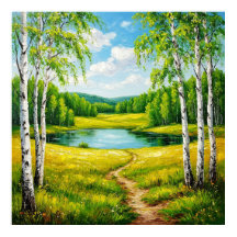 Landschaftliche Landschaft am Serensee