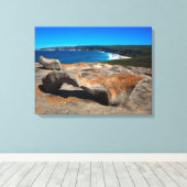 Landschaftliche Landschaft auf der Insel Fraser Au Leinwanddruck (Insitu (Holzboden))