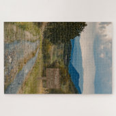 Landschaftliche Landschaft Bergstraße heiraten Me Puzzle (Horizontal)