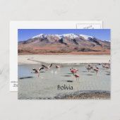 Landschaftliche Landschaft Boliviens Postkarte (Vorne/Hinten)