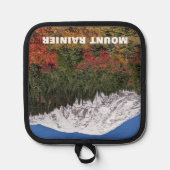 Landschaftliche Landschaft des Berges Rainier Topflappen (Vorderseite)