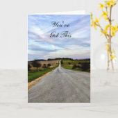 Landschaftliche Landschaft, die Sie Got haben Karte (Gelbe Blume)