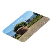 Landschaftliche Landschaft im ländlichen Bhutan Magnet (Linke Seite)