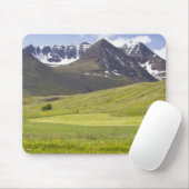 Landschaftliche Landschaft im Tal von Svarfadardal Mousepad (Mit Mouse)