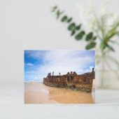 Landschaftliche Landschaft Maheno Schiffswrackstra Postkarte (Stehend Vorderseite)