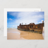 Landschaftliche Landschaft Maheno Schiffswrackstra Postkarte (Vorne/Hinten)