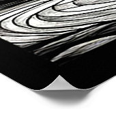 Landschaftliche Landschaft mit fließendem Fluss Poster (Ecke)