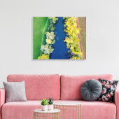 Landschaftliche Landschaft mit See & Bäumen im Her Leinwanddruck (Insitu (Wohnzimmer))