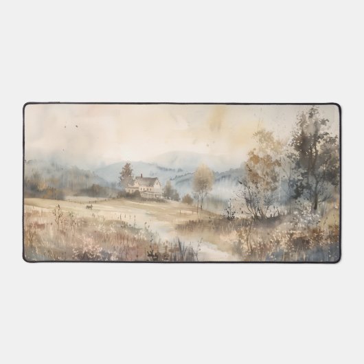 Landschaftliche Landschaft Schreibtischunterlage (Vorderseite)