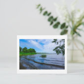 Landschaftliche Landschaft Seenwald Himmel Postkarte (Stehend Vorderseite)