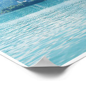 Landschaftliche Landschaftsfotografie des Plattens Poster (Ecke)