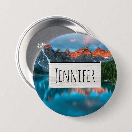 Landschaftliche Landschaftsfotografie über Berg un Button (Vorne & Hinten)