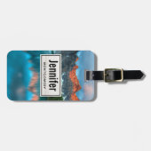 Landschaftliche Landschaftsfotografie über Berg un Gepäckanhänger (Vorderseite horizontal)