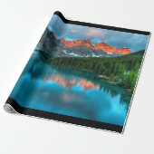 Landschaftliche Landschaftsfotografie über Berg un Geschenkpapier (Ungerollt)