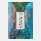 Landschaftliche Landschaftsfotografie über Berg un Geschirrtuch (Vertikal)