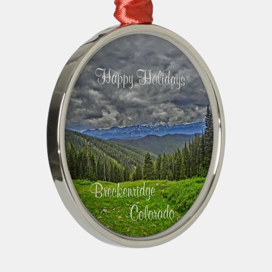 Landschaftliche Landschaftsverzierung Ornament Aus Metall (Rechts)