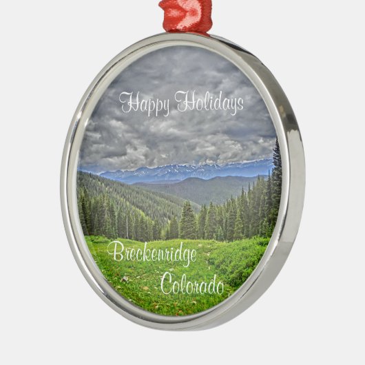 Landschaftliche Landschaftsverzierung Ornament Aus Metall (Links)