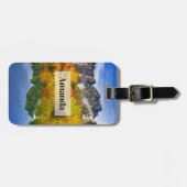 Landschaftliche Landschaftswälder und Berge Gepäckanhänger (Vorderseite horizontal)