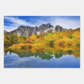 Landschaftliche Landschaftswälder und Berge Geschenkpapier Set (Vorderseite 2)