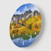 Landschaftliche Landschaftswälder und Berge Große Wanduhr (Winkel)