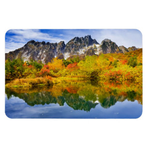 Landschaftliche Landschaftswälder und Berge Magnet
